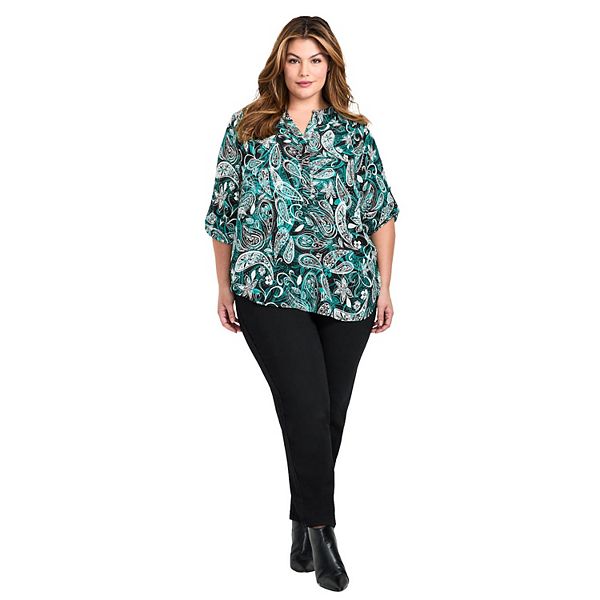 Блузка Madeline с коротким рукавом для женщин plus size Avenue
Блузка Madeline с коротким рукавом для женщин plus size Avenue