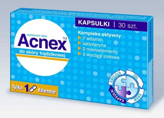 Acnex, Добавка , 30 капсул 
Acnex, Добавка , 30 капсул