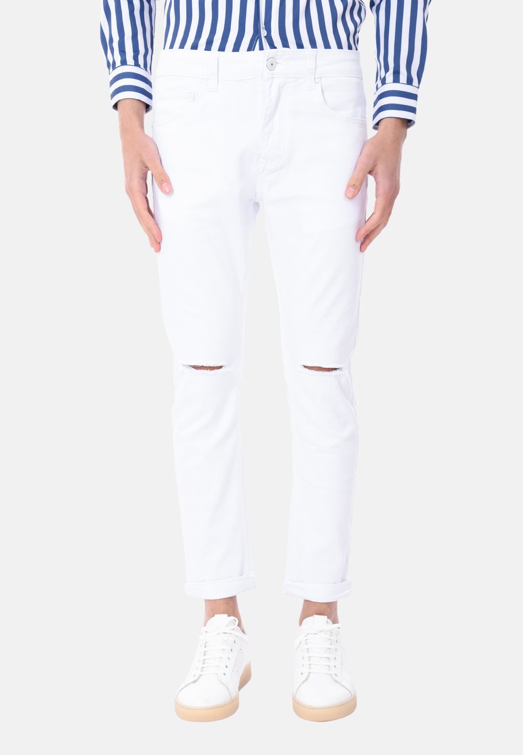 Джинсы облегающего кроя STRAPPATI Ciabalù, белый
Джинсы облегающего кроя STRAPPATI Ciabalù, белый
