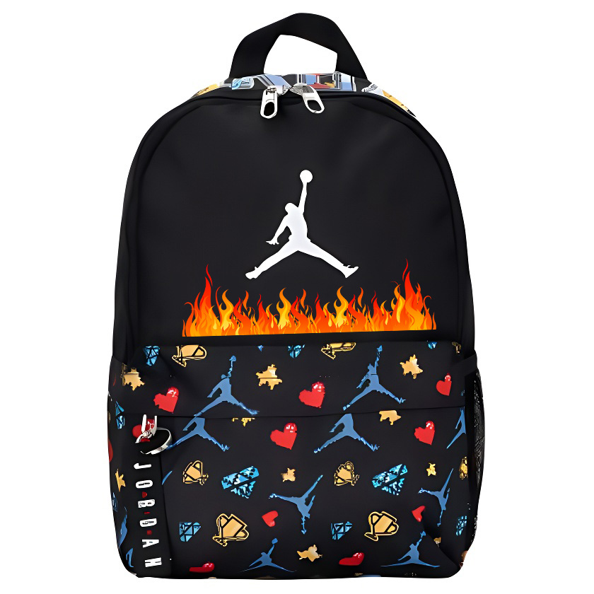 Jordan Полиэстеровый рюкзак унисекс черный и разноцветный, Flame
Jordan Полиэстеровый рюкзак унисекс черный и разноцветный, Flame