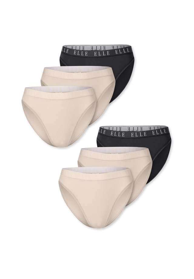 Трусы с высоким вырезом - логотип Elle, цвет assorted
Трусы с высоким вырезом - логотип Elle, цвет assorted