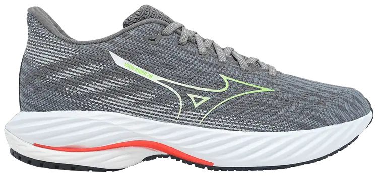 Кроссовки Mizuno Wave Rider 28 'Tradewinds Green Gecko', серый
Кроссовки Mizuno Wave Rider 28 'Tradewinds Green Gecko', серый