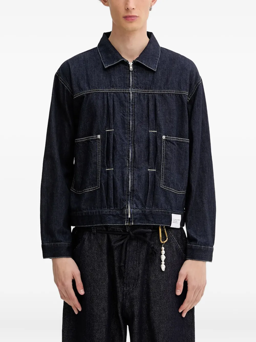 Джинсовая куртка с накладными карманами Neighborhood, синий
Джинсовая куртка с накладными карманами Neighborhood, синий