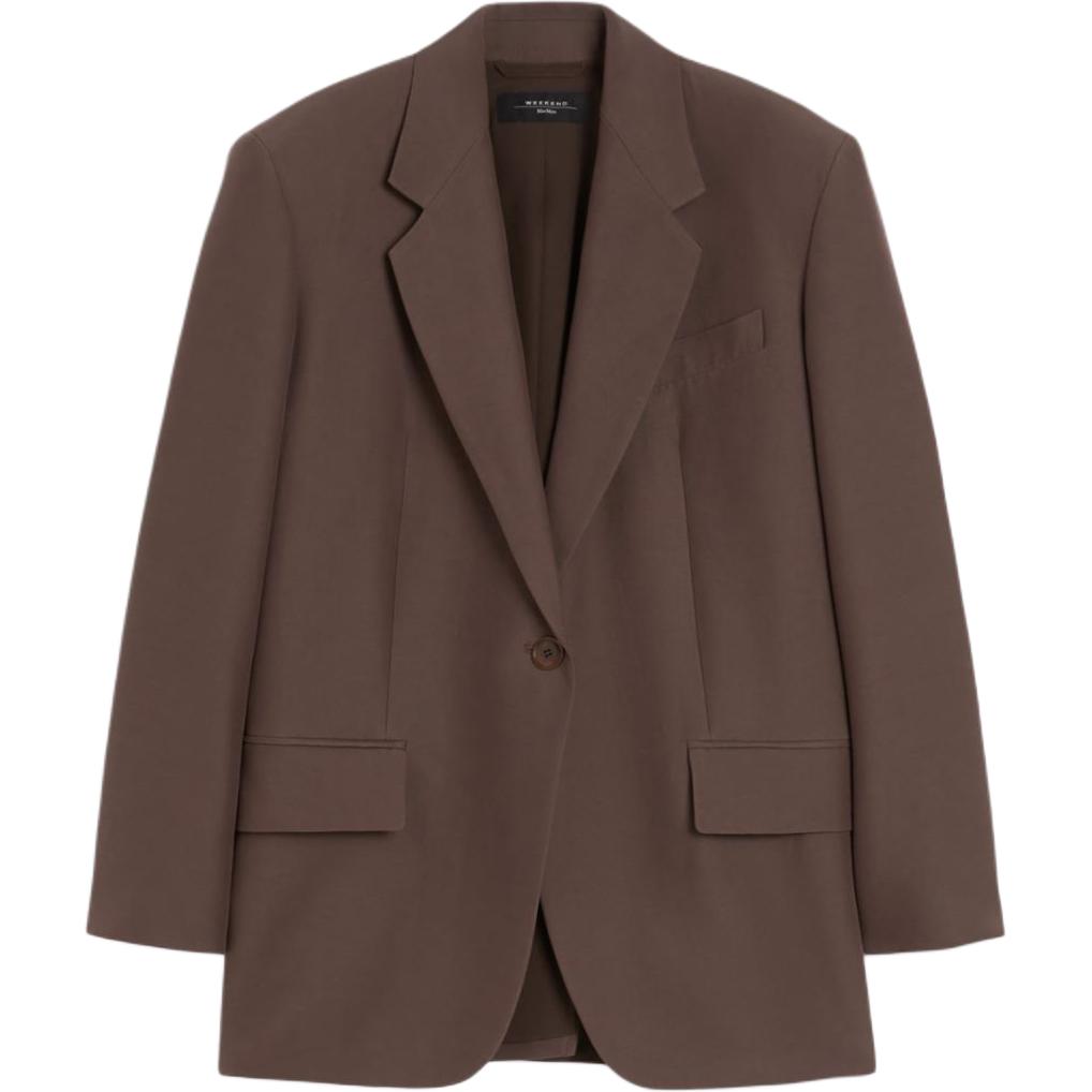 Пиджак Weekend Max Mara с одной пуговицей и спущенным плечом WEEKEND MaxMara, Chocolate
Пиджак Weekend Max Mara с одной пуговицей и спущенным плечом WEEKEND MaxMara, Chocolate