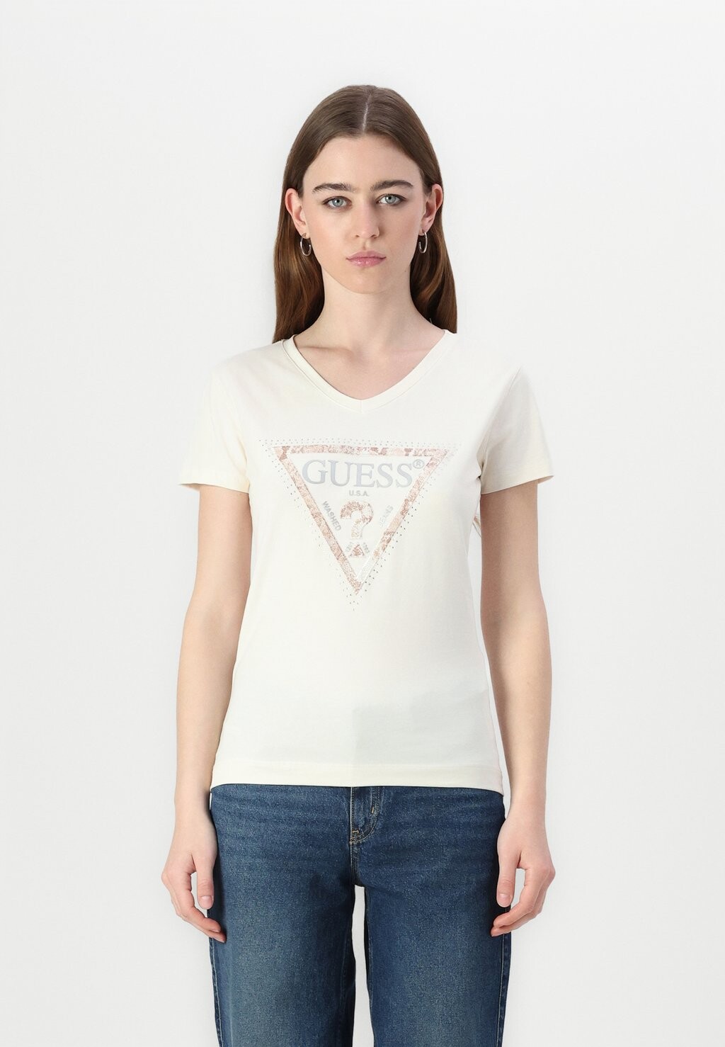 Футболка с принтом PYTHON Guess, молочный
Футболка с принтом PYTHON Guess, молочный