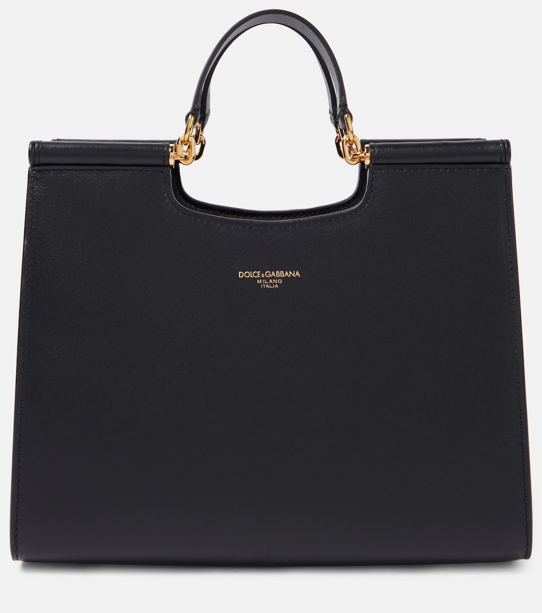 Средняя кожаная сумка-тоут Sicily Dolce&Gabbana, черный
Средняя кожаная сумка-тоут Sicily Dolce&Gabbana, черный