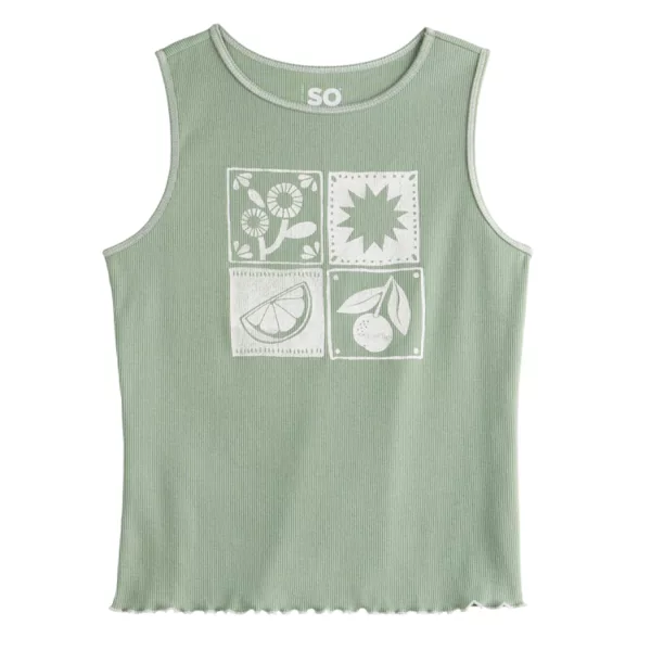 Майка с ребристым принтом для девочек 6-20 лет, стандартного и большого размера So, цвет tile woodcut
Майка с ребристым принтом для девочек 6-20 лет, стандартного и большого размера So, цвет tile woodcut