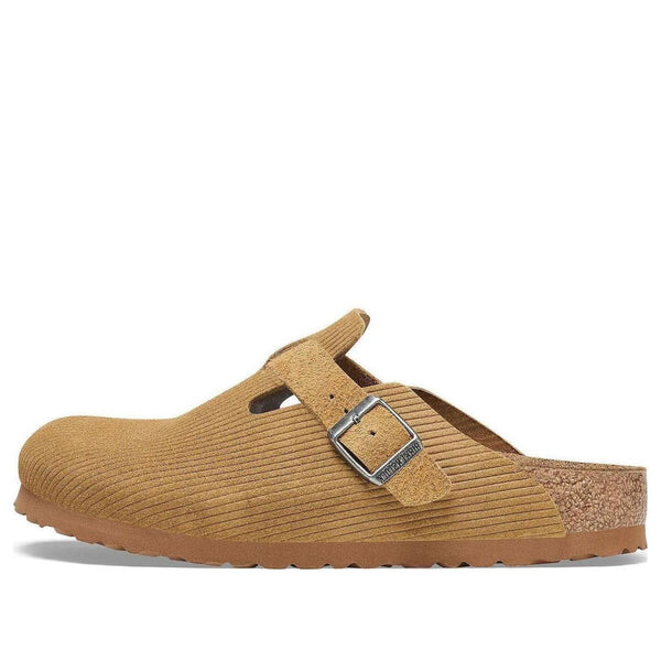 Тапочки boston suede embossed 'butterscotch brown' Birkenstock, коричневый 
Тапочки boston suede embossed 'butterscotch brown' Birkenstock, коричневый