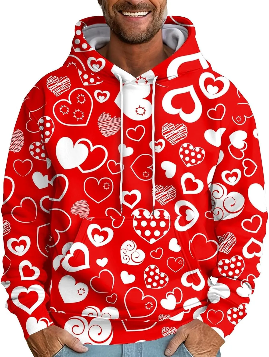 Унисекс худи с принтом в виде сердца на День святого Валентина THMENKHT
Унисекс худи с принтом в виде сердца на День святого Валентина THMENKHT