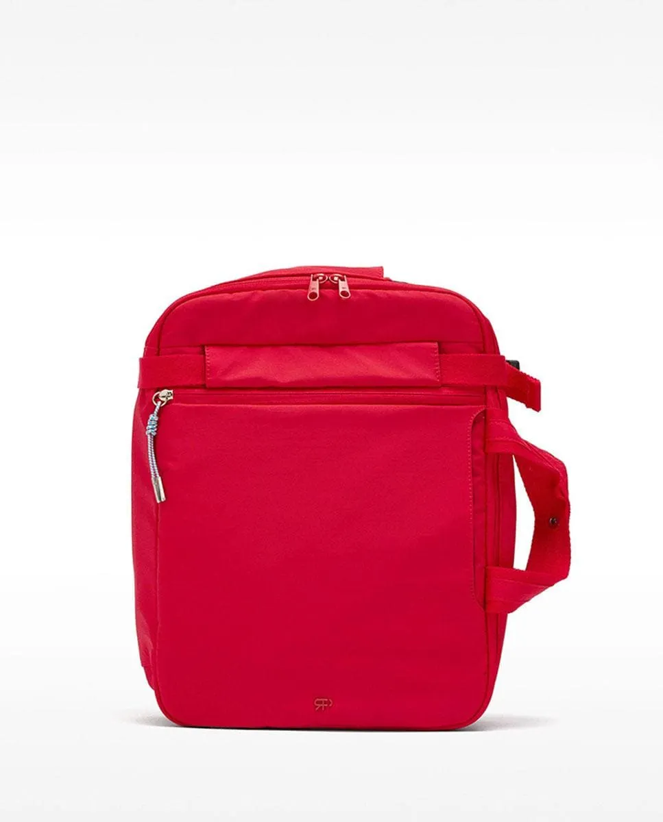 Женская дорожная кабинная сумка-рюкзак с адаптацией к тележке на молнии Parfois, красный
Женская дорожная кабинная сумка-рюкзак с адаптацией к тележке на молнии Parfois, красный