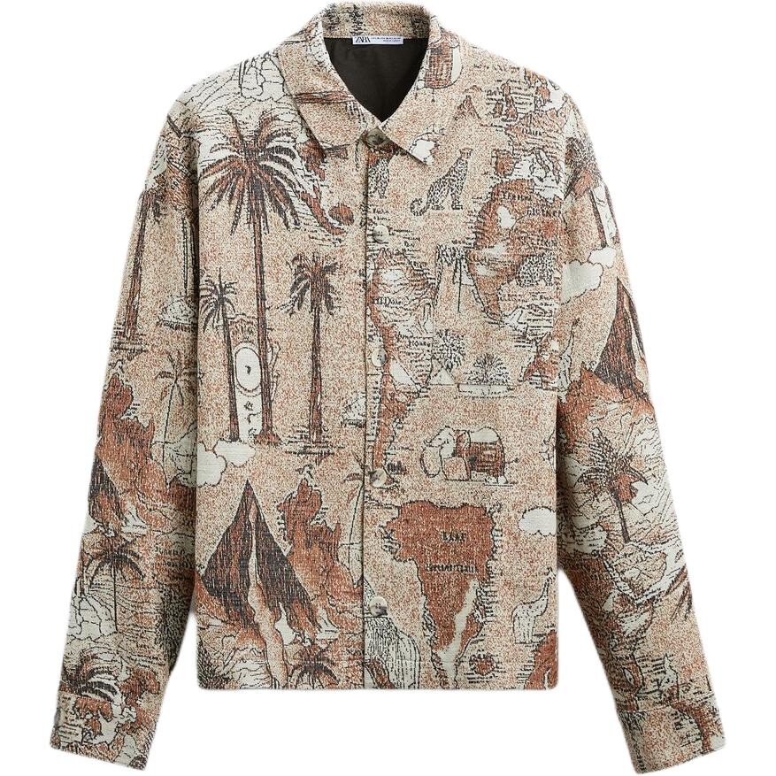 Куртка мужская земляного тона Zara, цвет Earth Tone
Куртка мужская земляного тона Zara, цвет Earth Tone