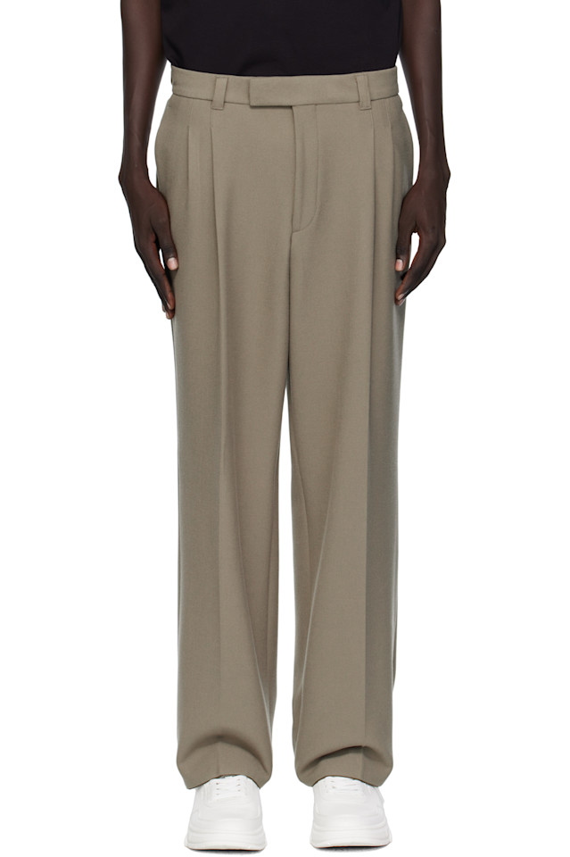 Boss Брюки свободного кроя с двойной складкой, бежевого цвета
Boss Брюки свободного кроя с двойной складкой, бежевого цвета