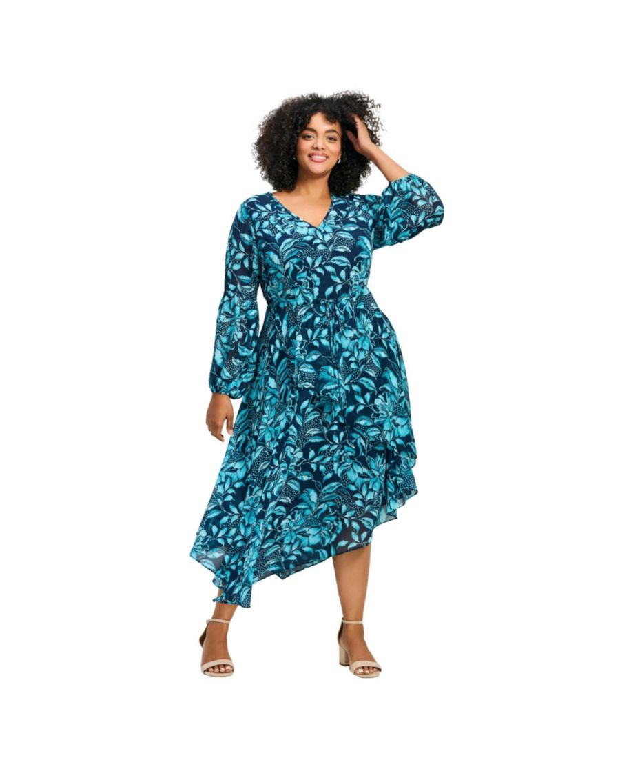 Женское шифоновое платье больших размеров "Endless Love" AVENUE, Blue floral
Женское шифоновое платье больших размеров "Endless Love" AVENUE, Blue floral