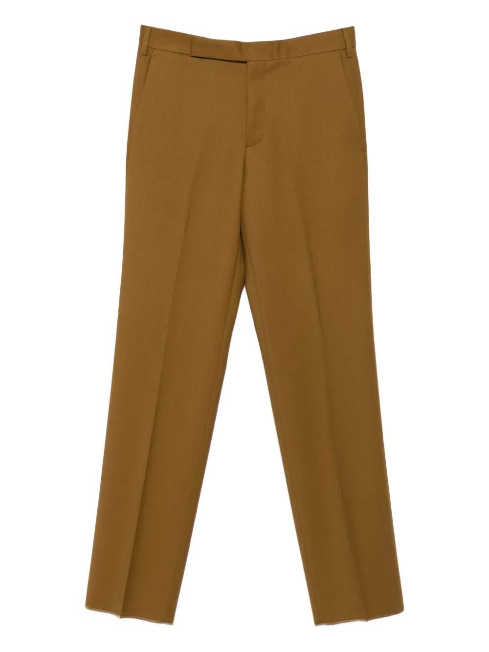 Шерстяные брюки с необработанным краем Lardini, коричневый
Шерстяные брюки с необработанным краем Lardini, коричневый