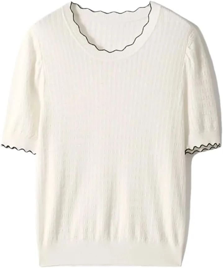 Женская футболка Mulberry Silk с коротким рукавом Vsadsau
Женская футболка Mulberry Silk с коротким рукавом Vsadsau