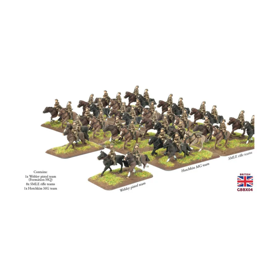 Кавалерийский отряд, Flames of War - Great War - British (1:100)
Кавалерийский отряд, Flames of War - Great War - British (1:100)