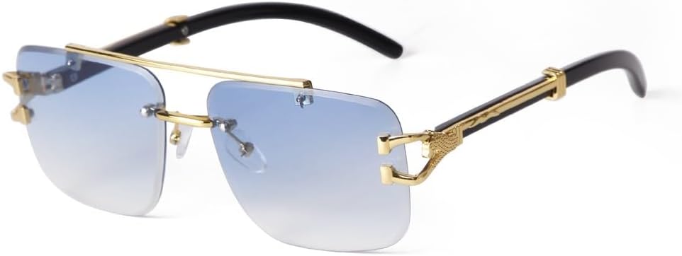 Солнцезащитные очки без оправы с изображением головы леопарда 2027 года для женщин и мужчин, с двойной перемычкой, винтажные прямоугольные солнцезащитные очки для мужчин MTZJH, C9
Солнцезащитные очки без оправы с изображением головы леопарда 2027 года для женщин и мужчин, с двойной перемычкой, винтажные прямоугольные солнцезащитные очки для мужчин MTZJH, C9