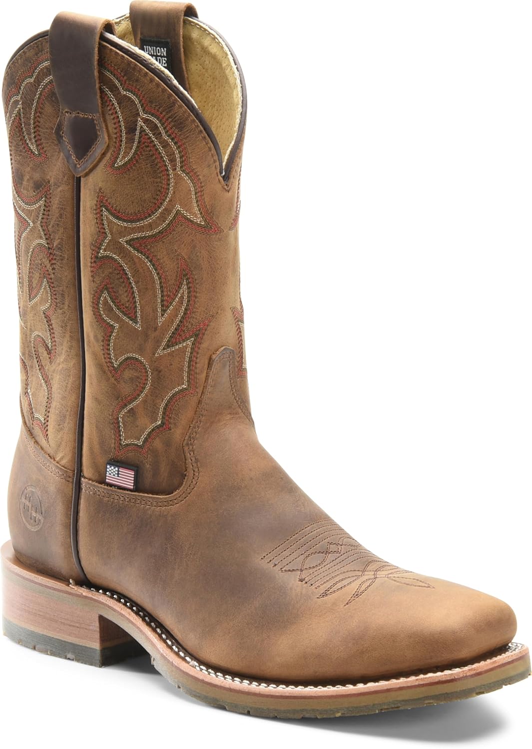 Мужские вестерн-бботинки DOUBLE-H 11 Anton с металлическим носком - квадратный носок, верх из кожи, маслостойкая и противоскользящая подошва I.C.E., соответствует стандарту EH, произведено в США, коричневый
Мужские вестерн-бботинки DOUBLE-H 11 Anton с металлическим носком - квадратный носок, верх из кожи, маслостойкая и противоскользящая подошва I.C.E., соответствует стандарту EH, произведено в США, коричневый