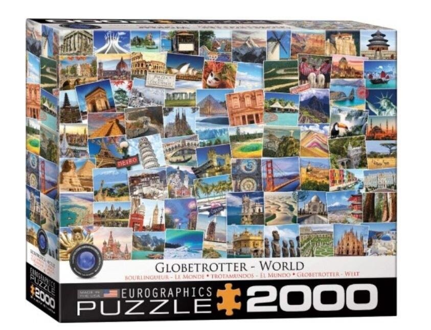 Еврографика, пазл, Globetroter-Świat, 2000 шт. EuroGraphics
Еврографика, пазл, Globetroter-Świat, 2000 шт. EuroGraphics