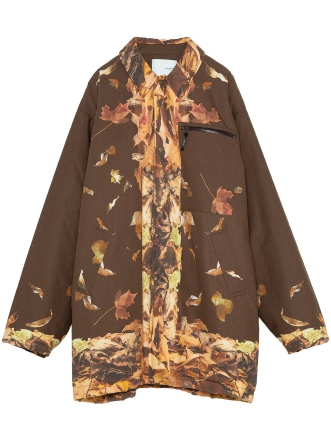 Yoshiokubo однобортное пальто с принтом, коричневый
Yoshiokubo однобортное пальто с принтом, коричневый