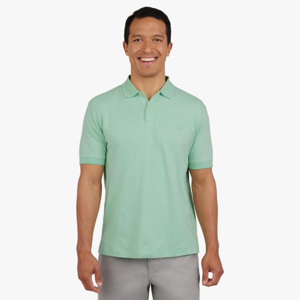 Мужское поло из однотонной ткани интерлок с коротким рукавом Chaps, цвет birds egg green
Мужское поло из однотонной ткани интерлок с коротким рукавом Chaps, цвет birds egg green