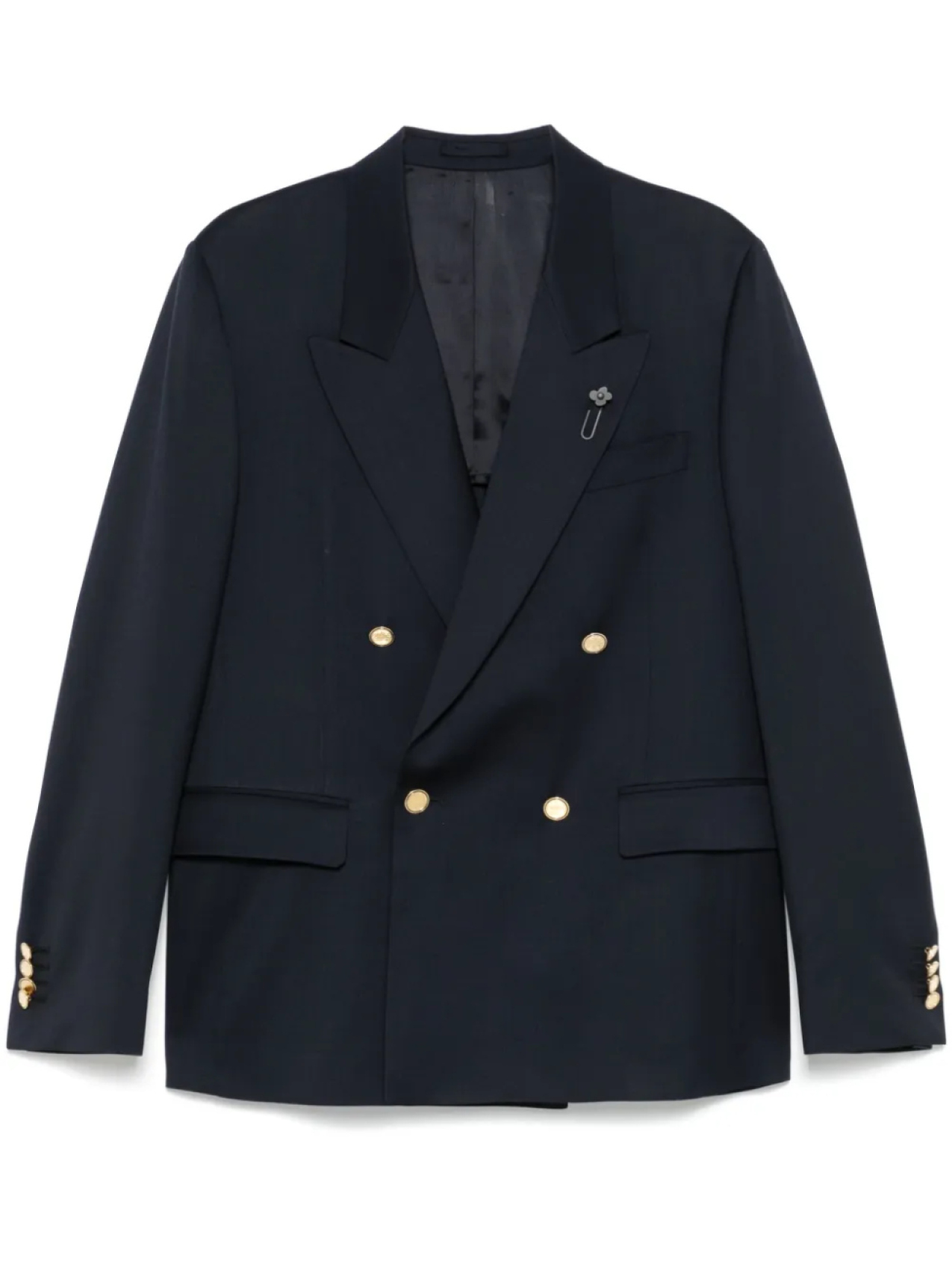 Lardini двубортный пиджак, синий
Lardini двубортный пиджак, синий