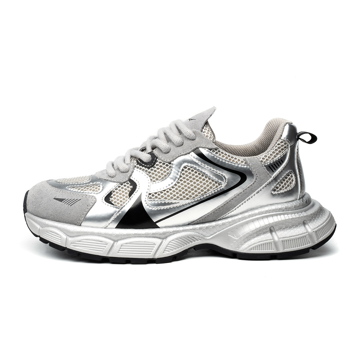 Дышащие и легкие низкие массивные кроссовки для мужчин FED, Silver
Дышащие и легкие низкие массивные кроссовки для мужчин FED, Silver