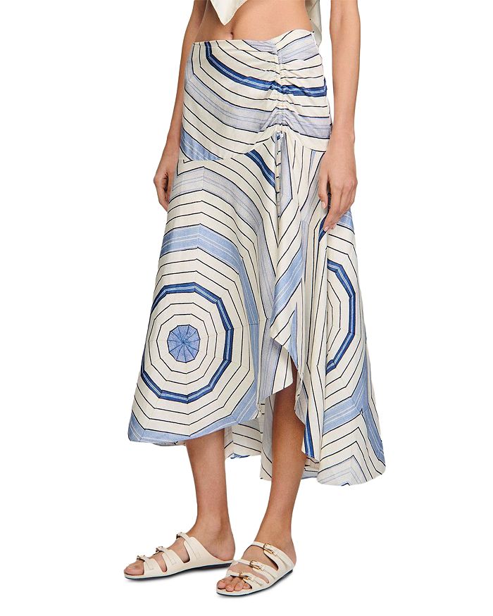 Сандра Юбка макси с винтажным узором Spiral Sandro, синий
Сандра Юбка макси с винтажным узором Spiral Sandro, синий