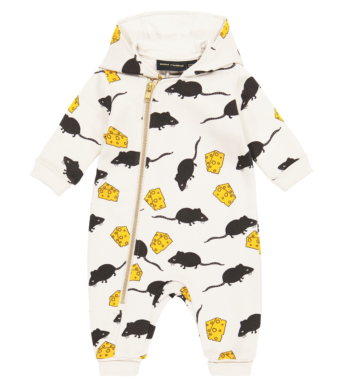 Детский комбинезон из хлопка с принтом Mini Rodini, Light Grey
Детский комбинезон из хлопка с принтом Mini Rodini, Light Grey