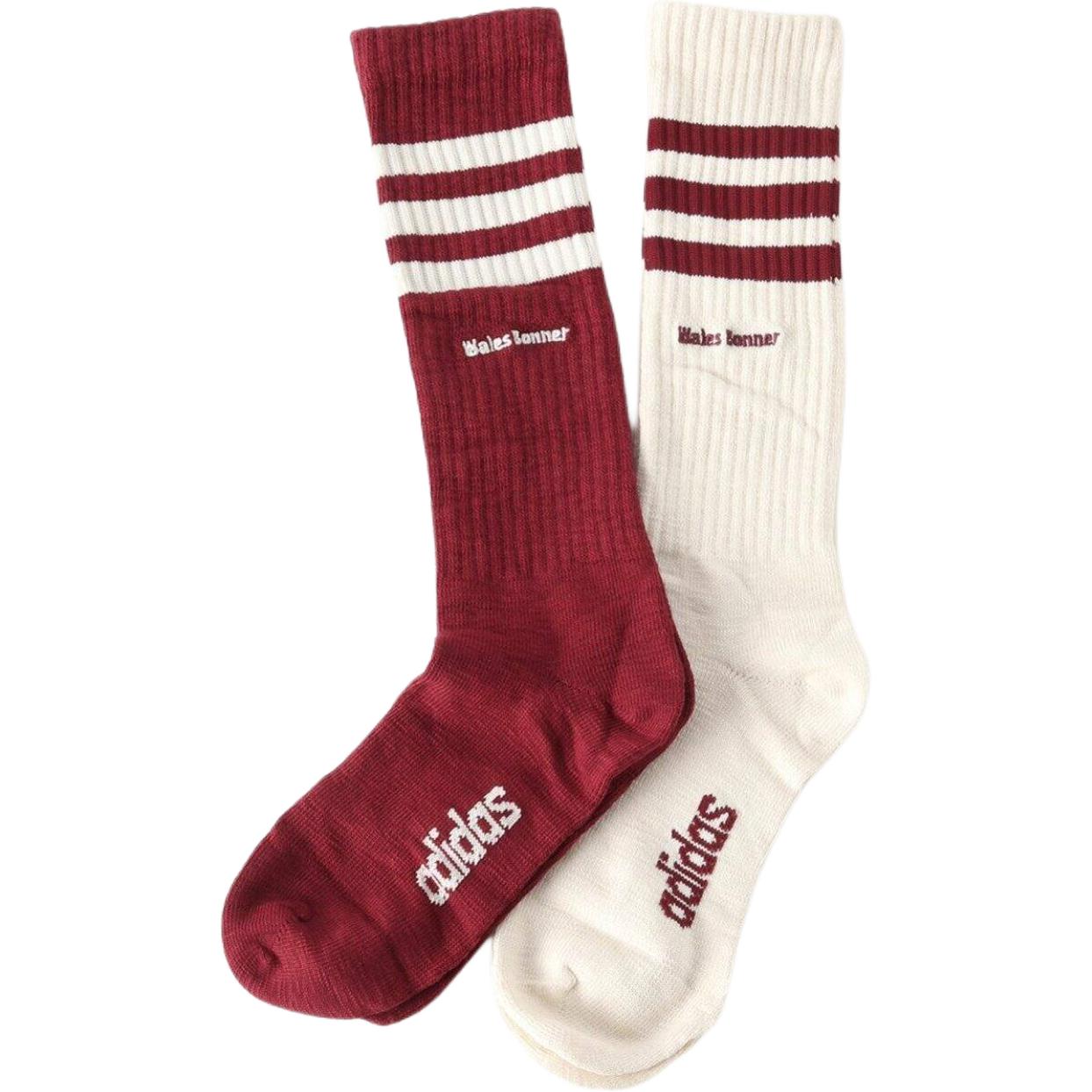 Носки с вышитым логотипом Adidas, 2 пары (красный + экрю)
Носки с вышитым логотипом Adidas, 2 пары (красный + экрю)