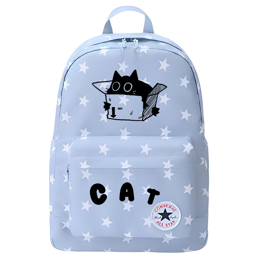 Converse Полиэстеровый рюкзак среднего размера унисекс светло-дымчато-голубой, Box Cat
Converse Полиэстеровый рюкзак среднего размера унисекс светло-дымчато-голубой, Box Cat