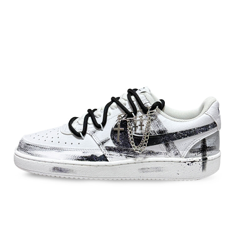 Кроссовки Nike Court Vision 1 Skateboarding Shoes Unisex Low-top Black/white/gray, черный/белый/серый
Кроссовки Nike Court Vision 1 Skateboarding Shoes Unisex Low-top Black/white/gray, черный/белый/серый