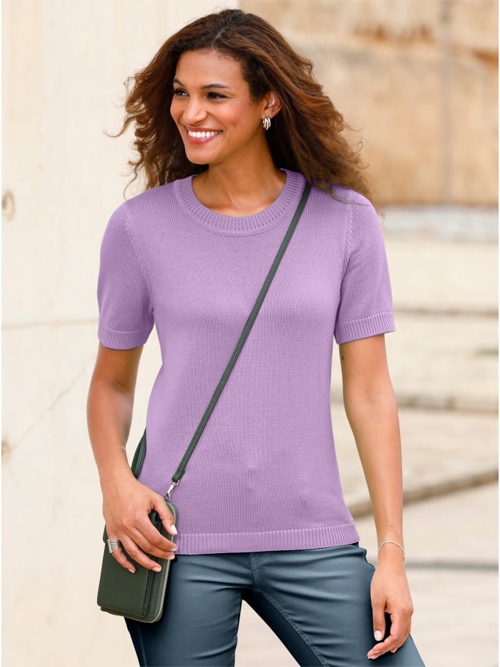 Свитер с короткими рукавами сиреневого цвета WITT WEIDEN
Свитер с короткими рукавами сиреневого цвета WITT WEIDEN