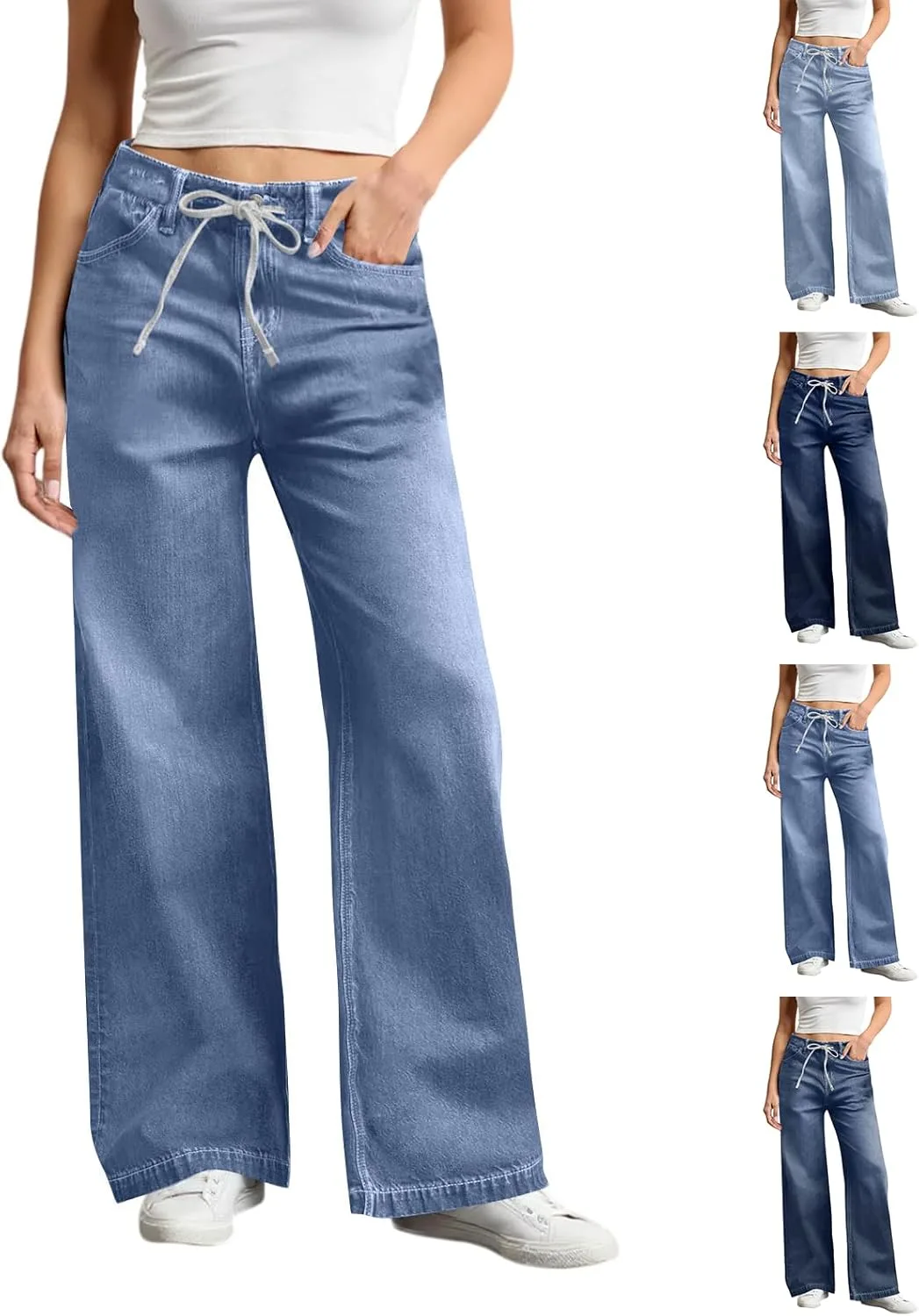 Джинсы женские Baggy Boyfriend с высокой талией и карманами
Джинсы женские Baggy Boyfriend с высокой талией и карманами