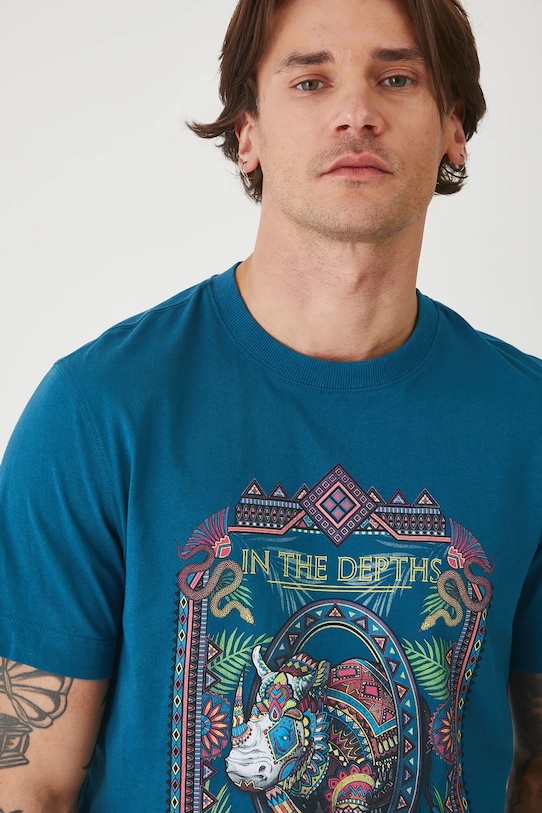 Хлопковая футболка Medicine, бирюзовый
Хлопковая футболка Medicine, бирюзовый