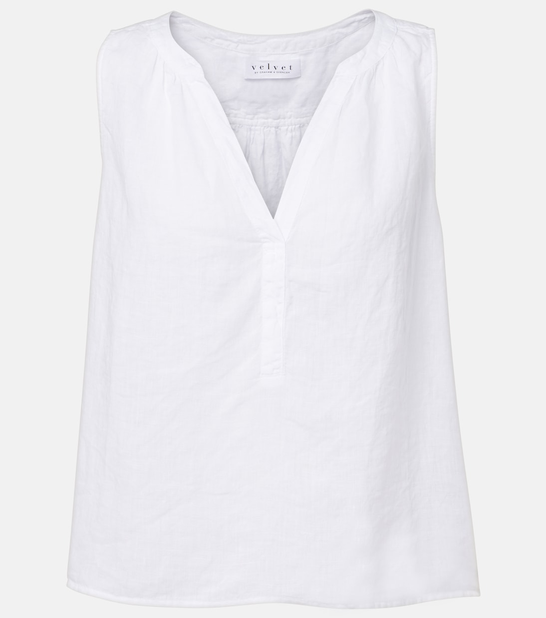 Льняной топ Tacy Velvet, белый
Льняной топ Tacy Velvet, белый
