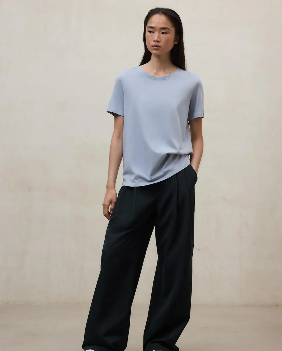 Женская футболка с коротким рукавом и круглым вырезом Ecoalf, синий
Женская футболка с коротким рукавом и круглым вырезом Ecoalf, синий