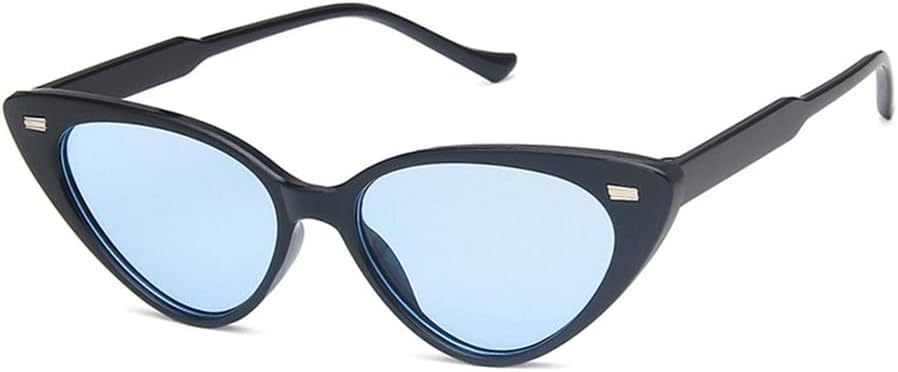 Треугольные солнцезащитные очки для женщин в стиле ретро, пластиковые солнцезащитные очки для женщин, маленькие очки с защитой от УФ-излучения UV400 generic, Black Blue
Треугольные солнцезащитные очки для женщин в стиле ретро, пластиковые солнцезащитные очки для женщин, маленькие очки с защитой от УФ-излучения UV400 generic, Black Blue