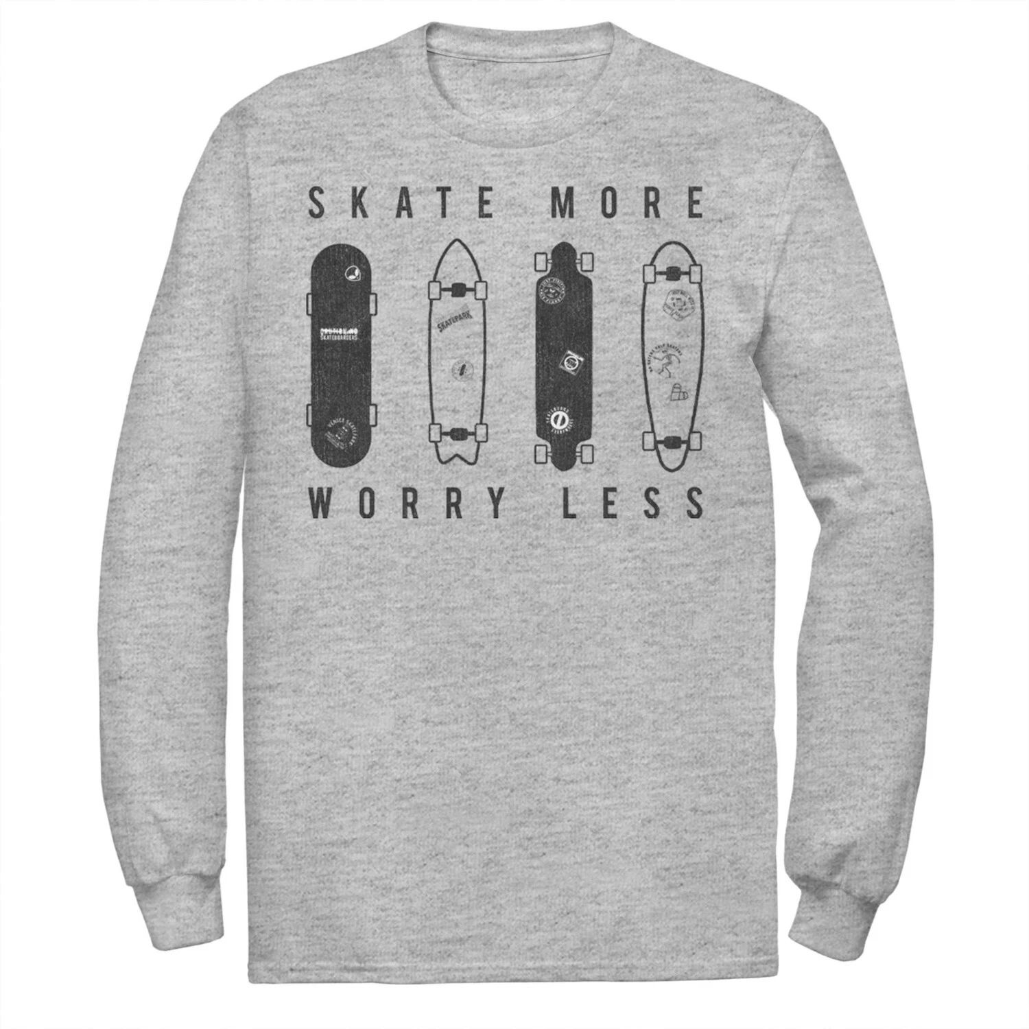Мужская футболка Skate More Worry Less Skateboard Lineup Sketch Tee Licensed Character
Мужская футболка Skate More Worry Less Skateboard Lineup Sketch Tee Licensed Character