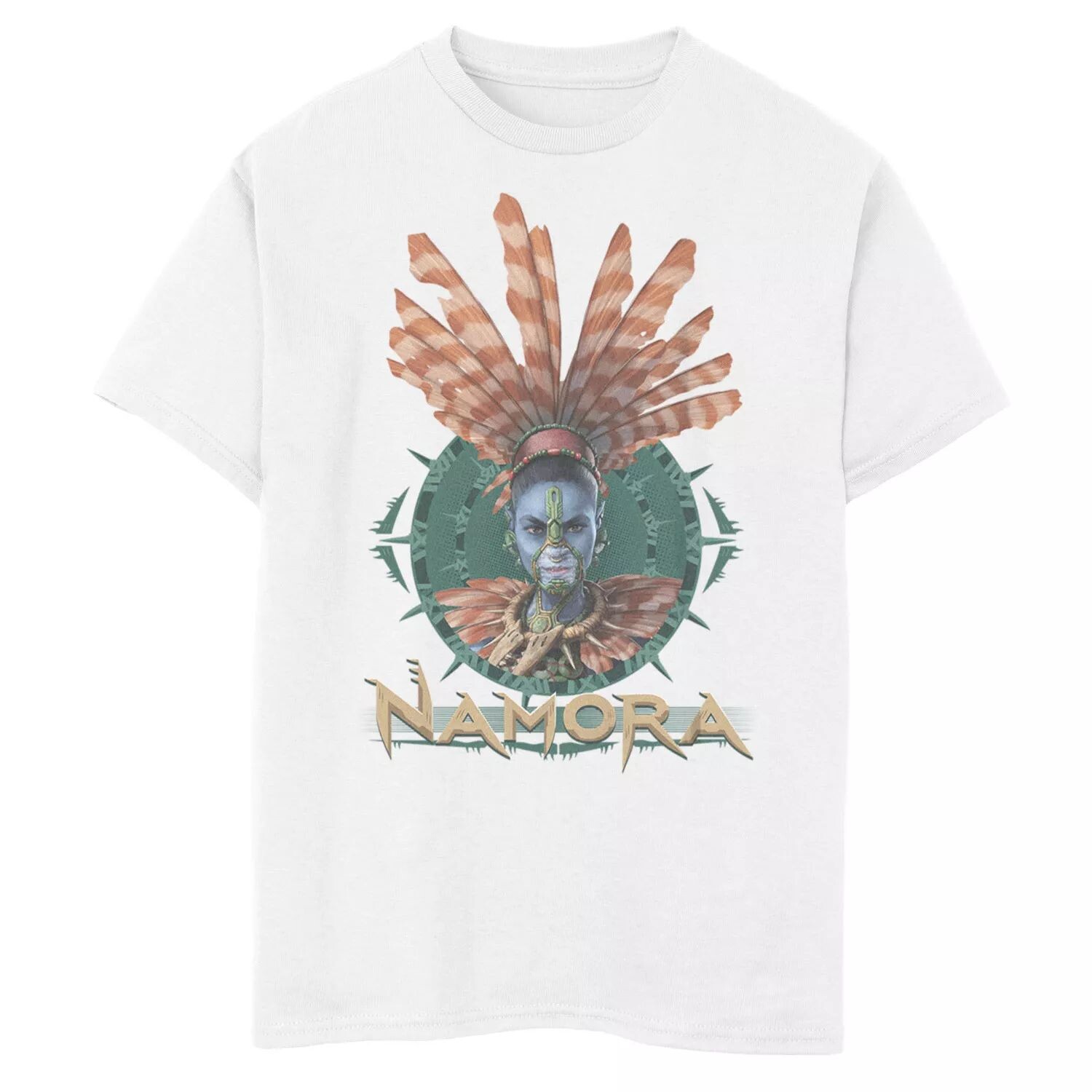Футболка с рисунком «Marvel Wakanda Forever Namora Fin Crown» для мальчиков 8–20 лет Licensed Character, белый
Футболка с рисунком «Marvel Wakanda Forever Namora Fin Crown» для мальчиков 8–20 лет Licensed Character, белый