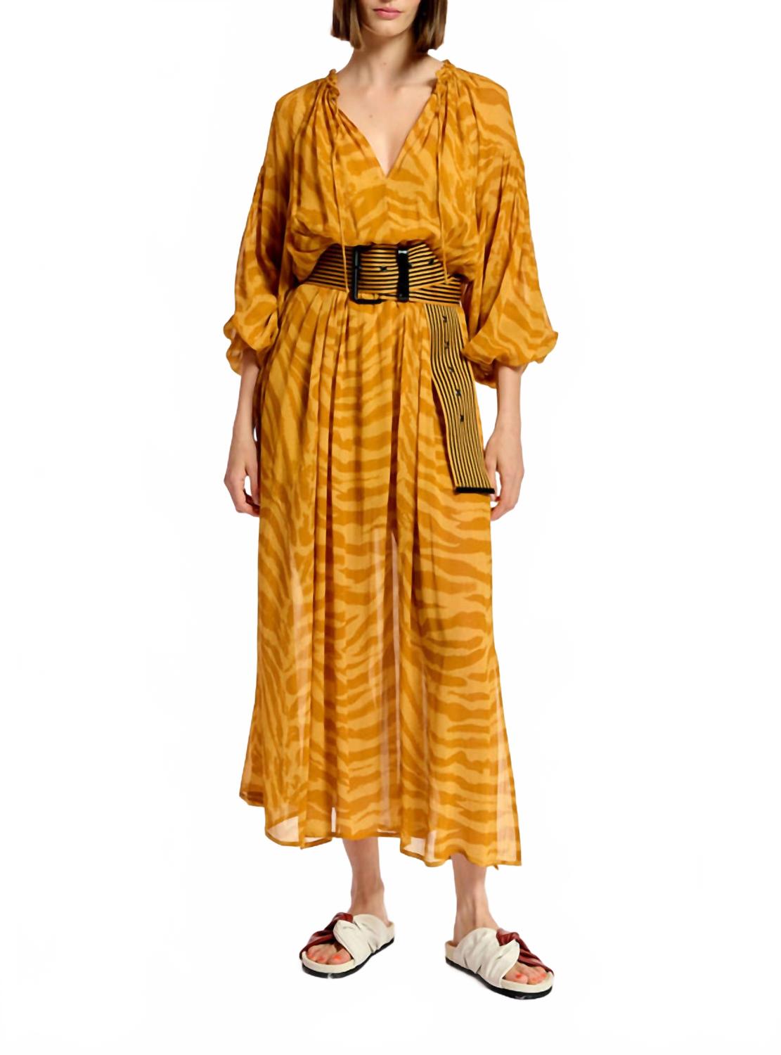 Платье Beeknees желтое ESSENTIEL ANTWERP
Платье Beeknees желтое ESSENTIEL ANTWERP