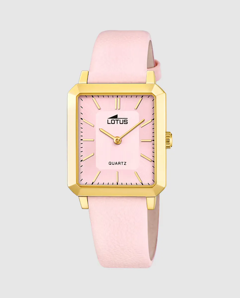 Женские часы 18988/3 Square Series из розовой кожи LOTUS 
Женские часы 18988/3 Square Series из розовой кожи LOTUS