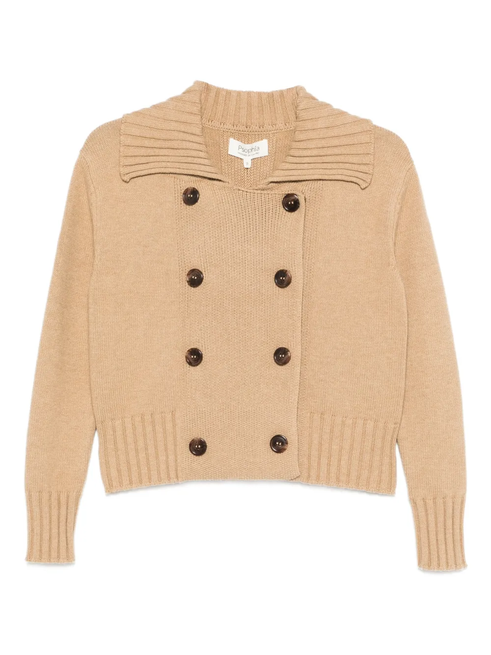Кардиган на пуговицах с воротником Psophia, нейтральный
Кардиган на пуговицах с воротником Psophia, нейтральный