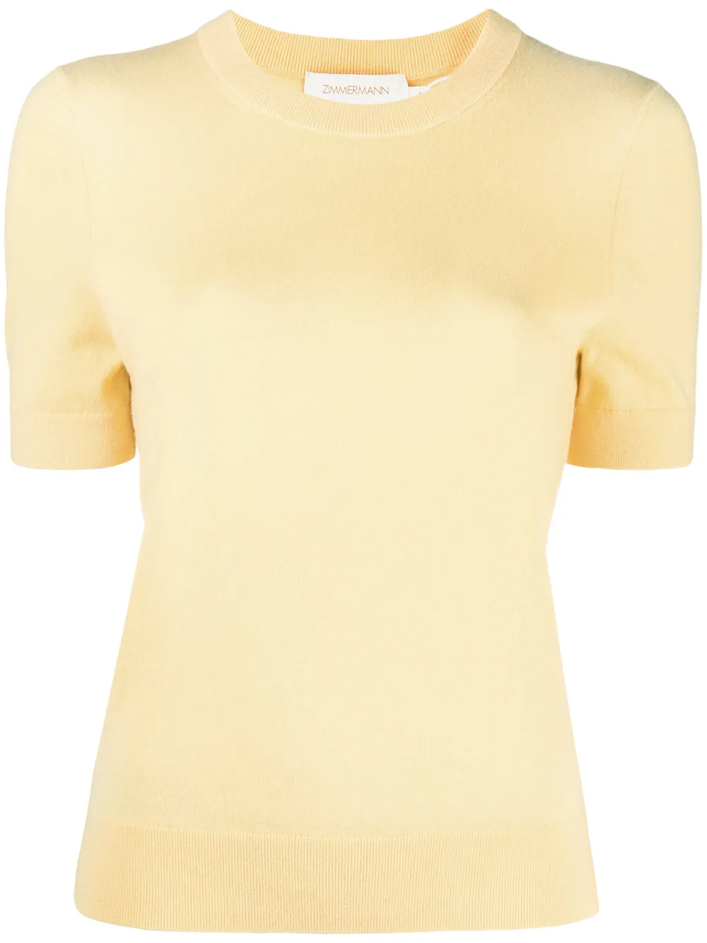 Кашемировый топ Lovestruck ZIMMERMANN, желтый 
Кашемировый топ Lovestruck ZIMMERMANN, желтый
