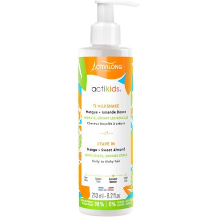 Actikids Ti Milkshake Несмываемый кондиционер для волос Манго и сладкий миндаль Activilong
Actikids Ti Milkshake Несмываемый кондиционер для волос Манго и сладкий миндаль Activilong