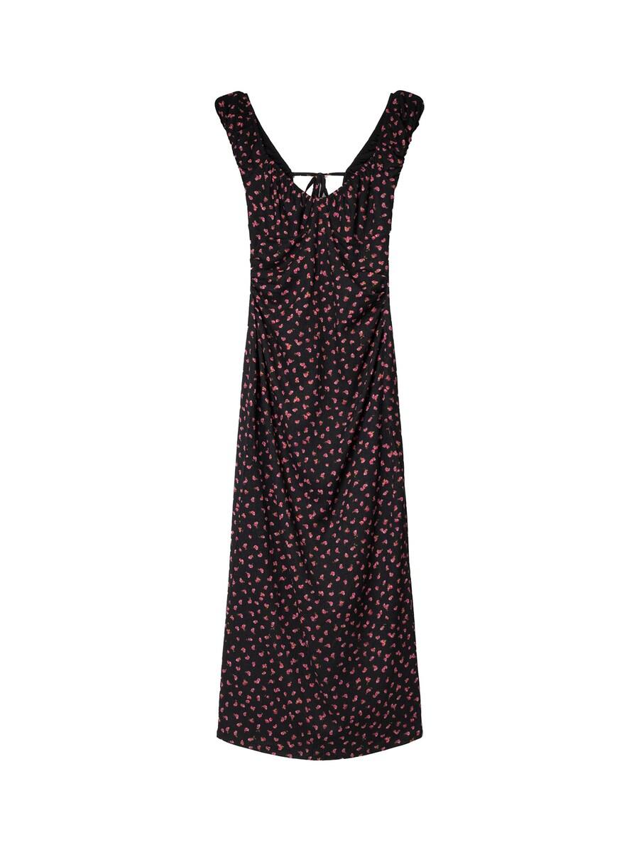 Летнее платье Bershka, черный
Летнее платье Bershka, черный