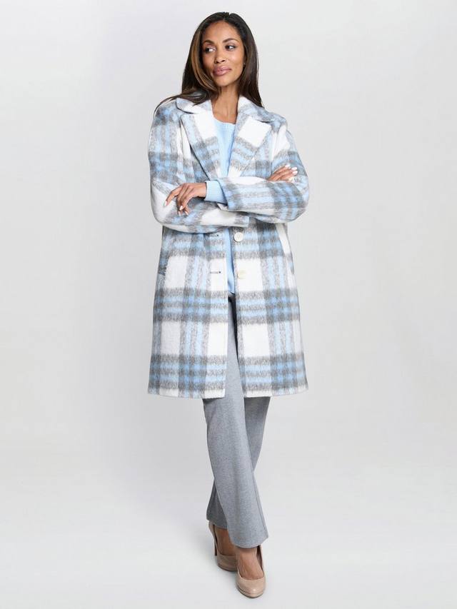 Длинное пальто в клетку из шерстяной смеси Gina Bacconi
Длинное пальто в клетку из шерстяной смеси Gina Bacconi