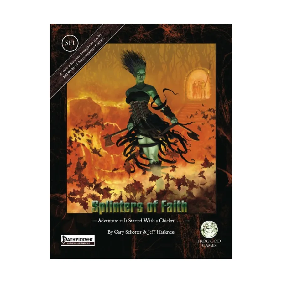 Модуль Splinters of Faith #1 - It Started with a Chicken (Pathfinder), Pathfinder Adventures (Frog God Games)
Модуль Splinters of Faith #1 - It Started with a Chicken (Pathfinder), Pathfinder Adventures (Frog God Games)