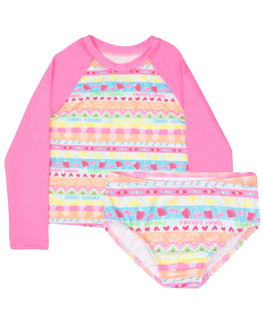 Комплект для девочек: быстросохнущий купальник с длинными рукавами и трусиками-бикини Tommy Bahama, Pink
Комплект для девочек: быстросохнущий купальник с длинными рукавами и трусиками-бикини Tommy Bahama, Pink