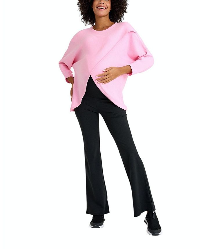 Свободный вязаный свитер для беременных и кормящих с длинными рукавами и перекрещивающимся вырезом Accouchee Let Loose Accouchée, розовый
Свободный вязаный свитер для беременных и кормящих с длинными рукавами и перекрещивающимся вырезом Accouchee Let Loose Accouchée, розовый